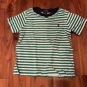 Polo by Ralph Lauren Green Striped Shirt